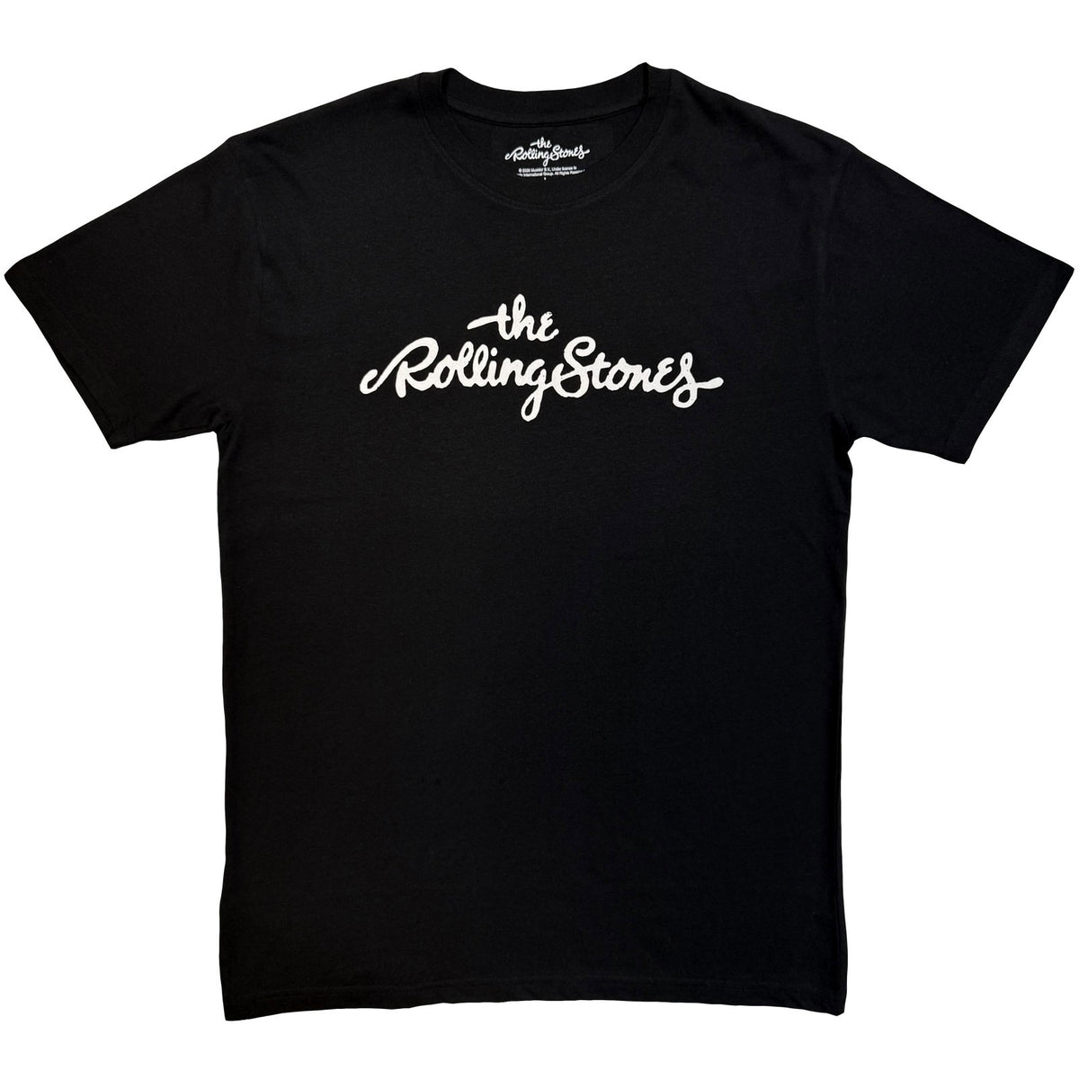 THE ROLLING STONES - LOGO MONO - T-Shirt Black