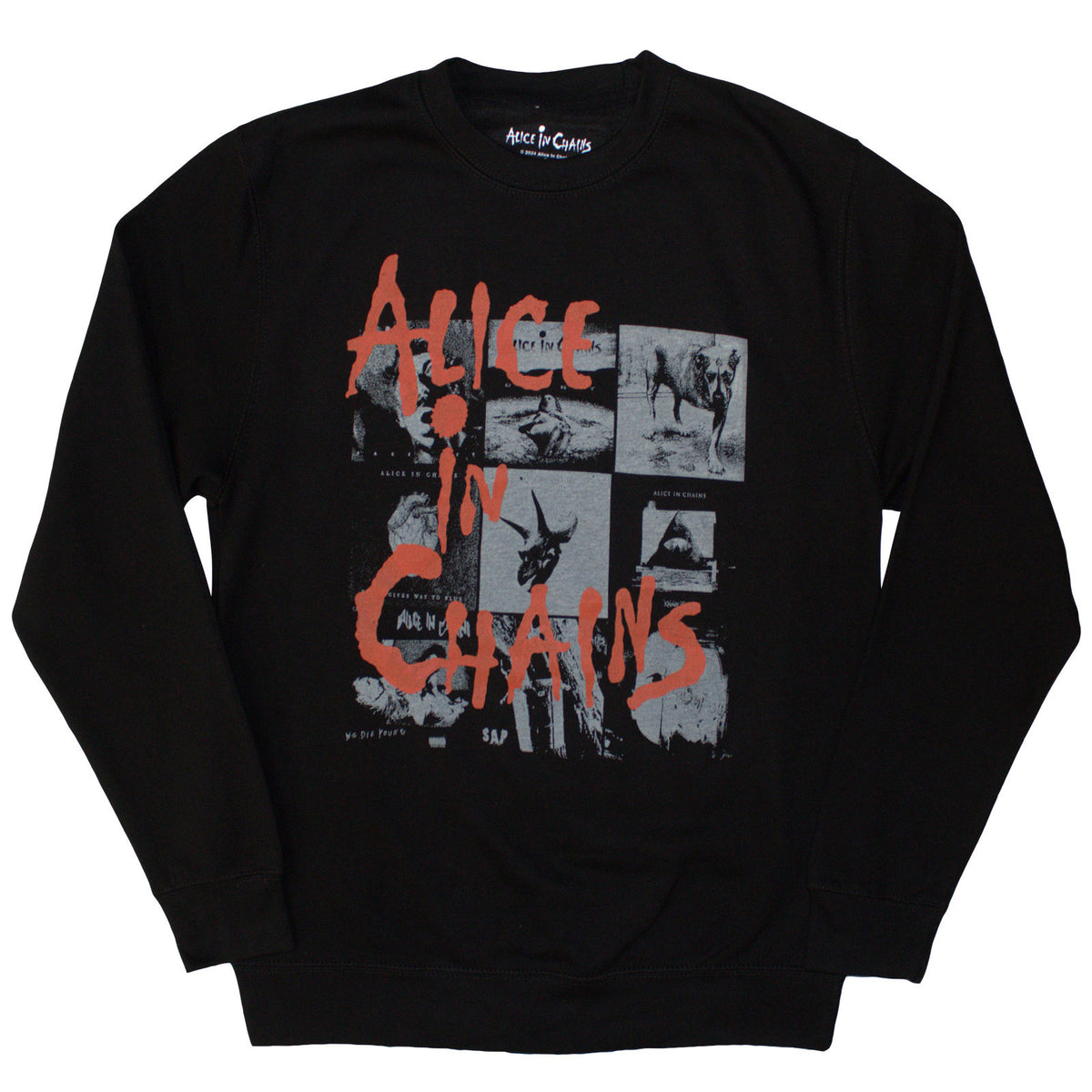 ALICE IN CHAINS - ALBUMS MONTAGE - Sweatshirt Black