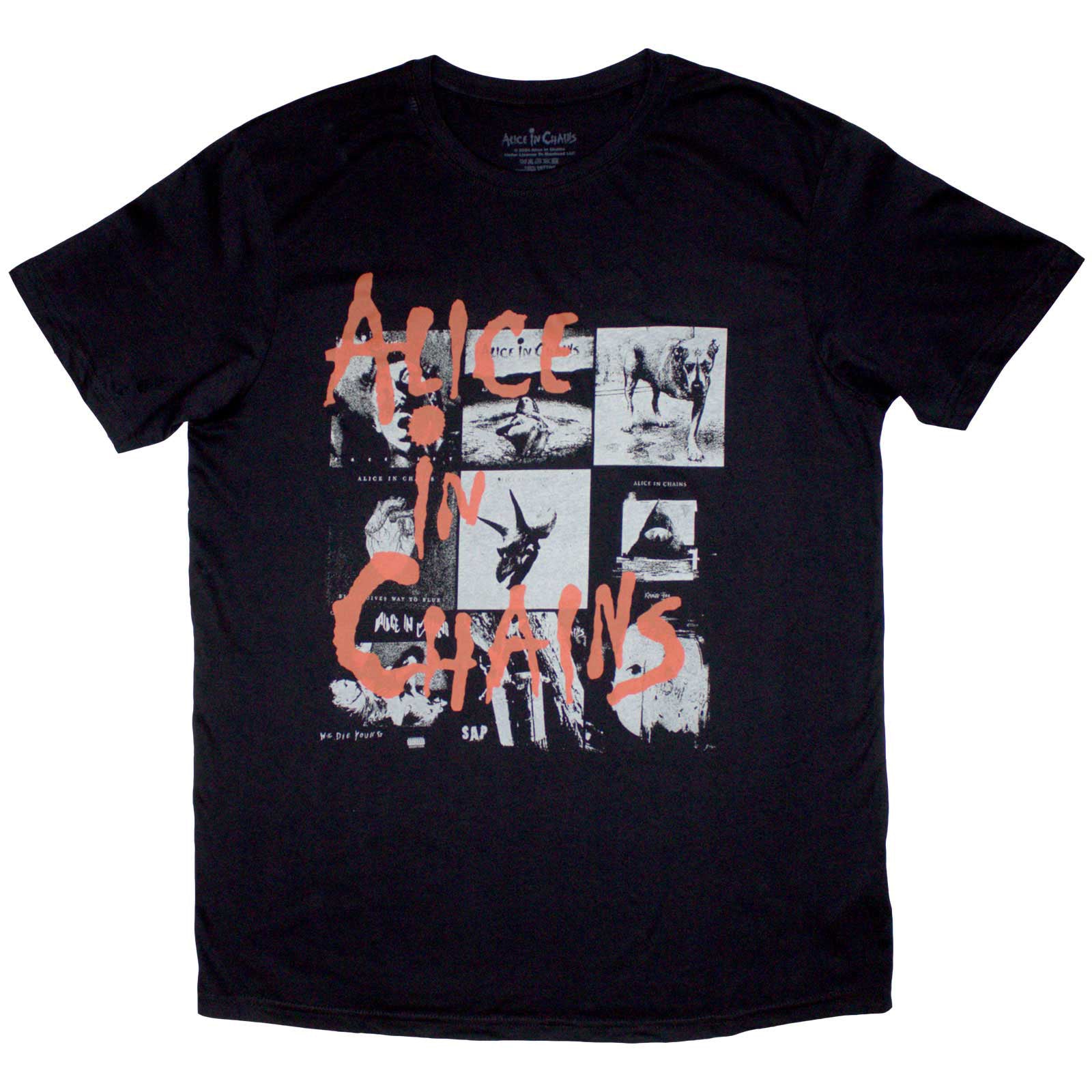 ALICE IN CHAINS - ALBUMS MONTAGE - T-Shirt Black