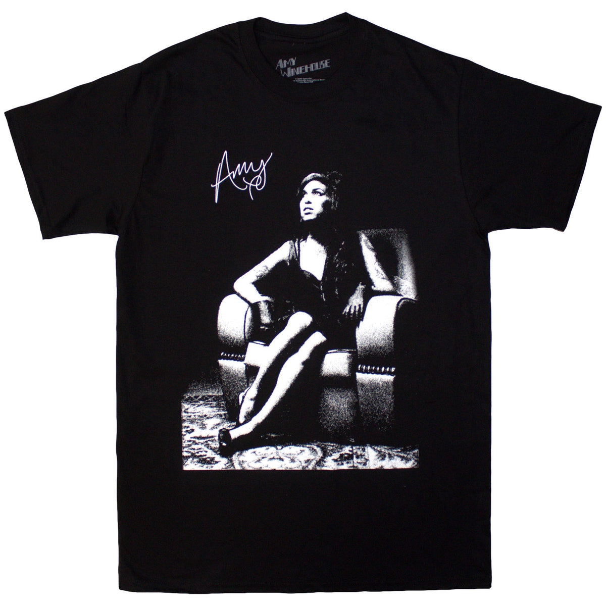 AMY WINEHOUSE - CHAIR - T-Shirt Black