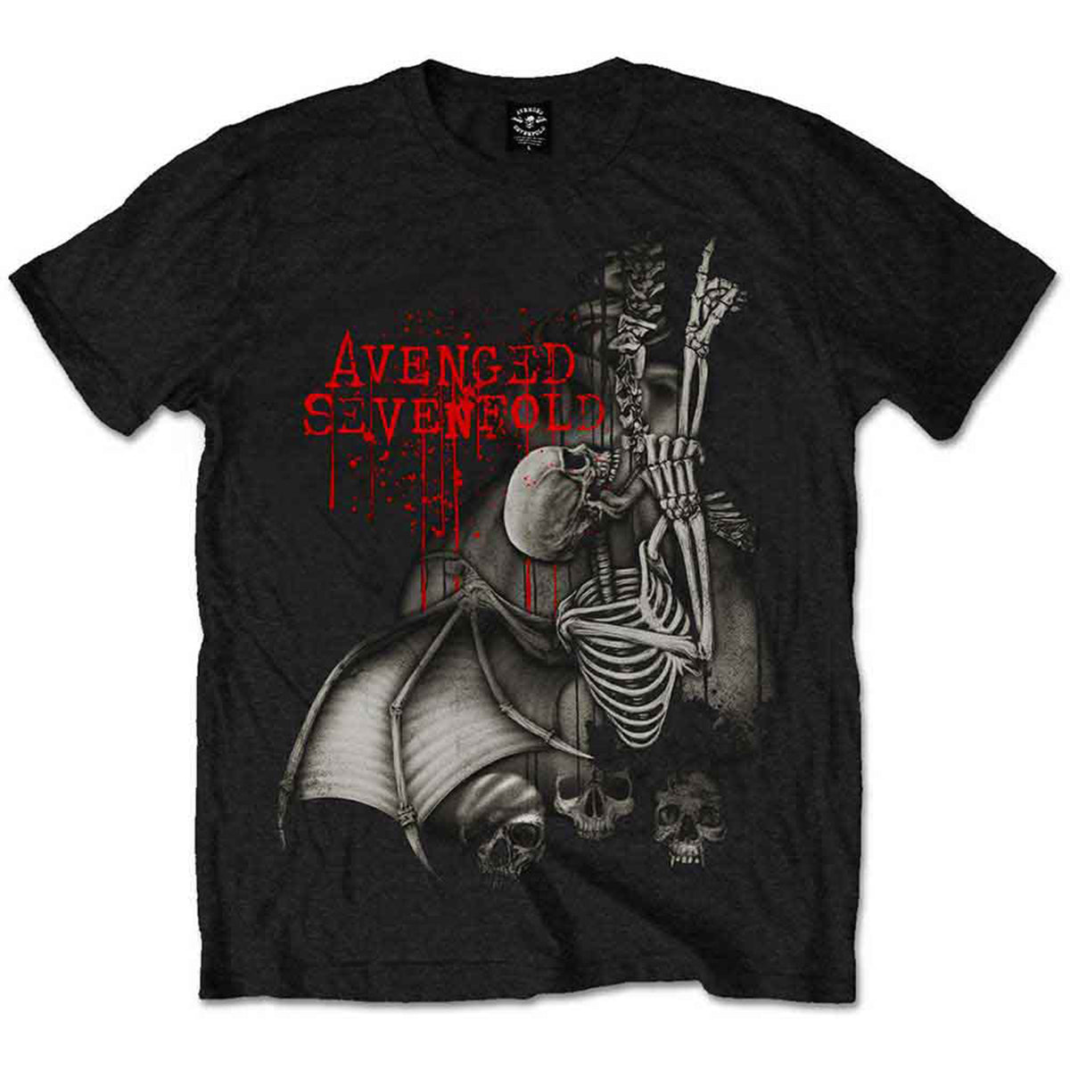 AVENGED SEVENFOLD - SPINE CLIMBER - T-Shirt Black