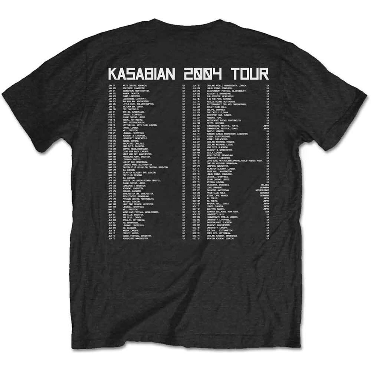 AVENGED SEVENFOLD - BURIED ALIVE TOUR 2012 - T-Shirt Black (Back Print)