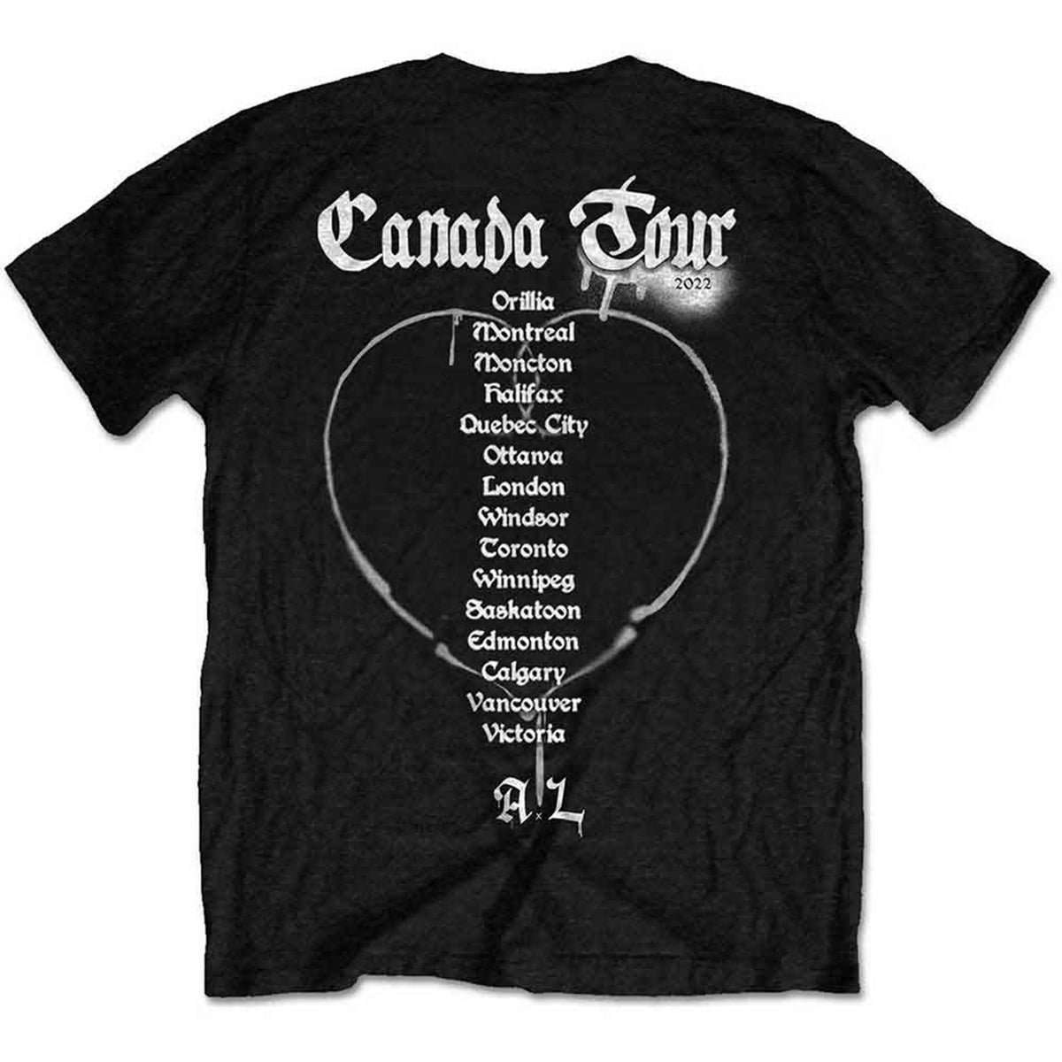 AVRIL LAVIGNE - LOVE SUX - T-Shirt Black (Back Print)