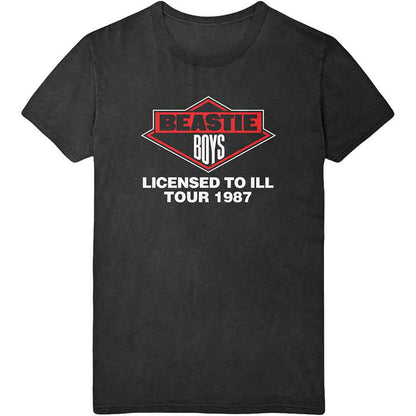 BEASTIE BOYS, THE - LICENSED TO ILL TOUR 1987 - T-Shirt Black