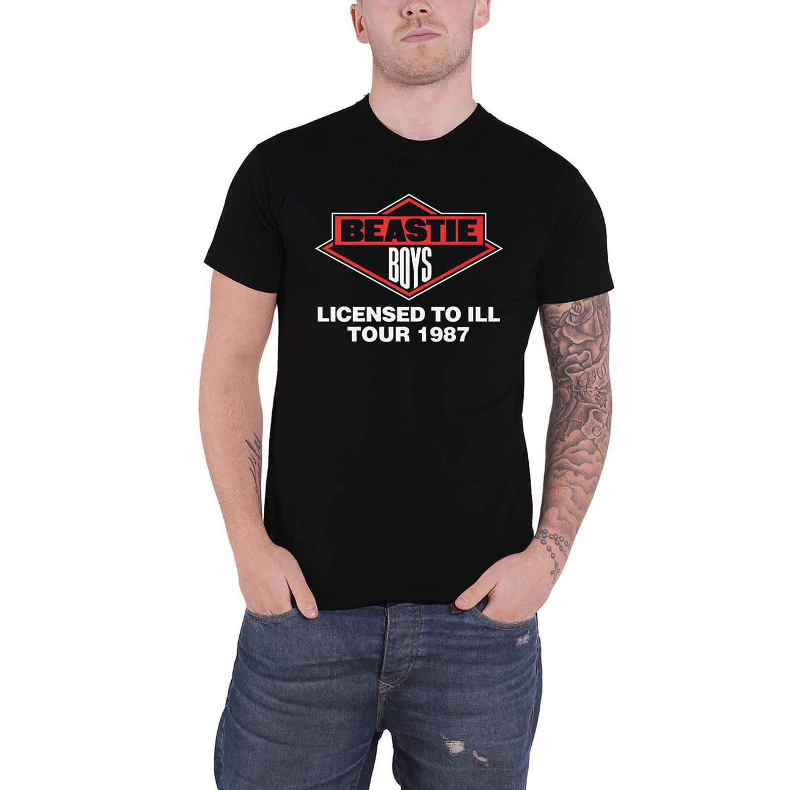 BEASTIE BOYS, THE - LICENSED TO ILL TOUR 1987 - T-Shirt Black