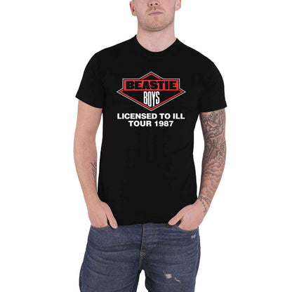 BEASTIE BOYS, THE - LICENSED TO ILL TOUR 1987 - T-Shirt Black