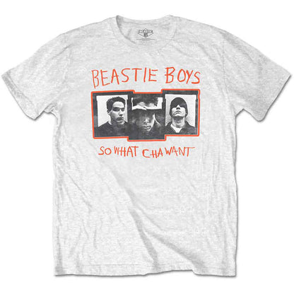 BEASTIE BOYS, THE - SO WHAT CHA WANT - T-Shirt White