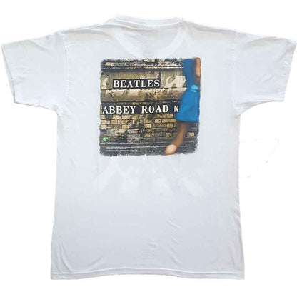 BEATLES, THE - VINTAGE ABBEY ROAD - T-Shirt White (Back Print)