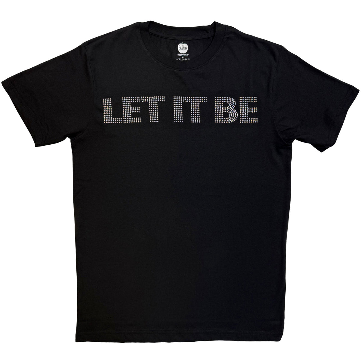 BEATLES, THE - LET IT BE CRYSTALS - T-Shirt Black (Embellished)