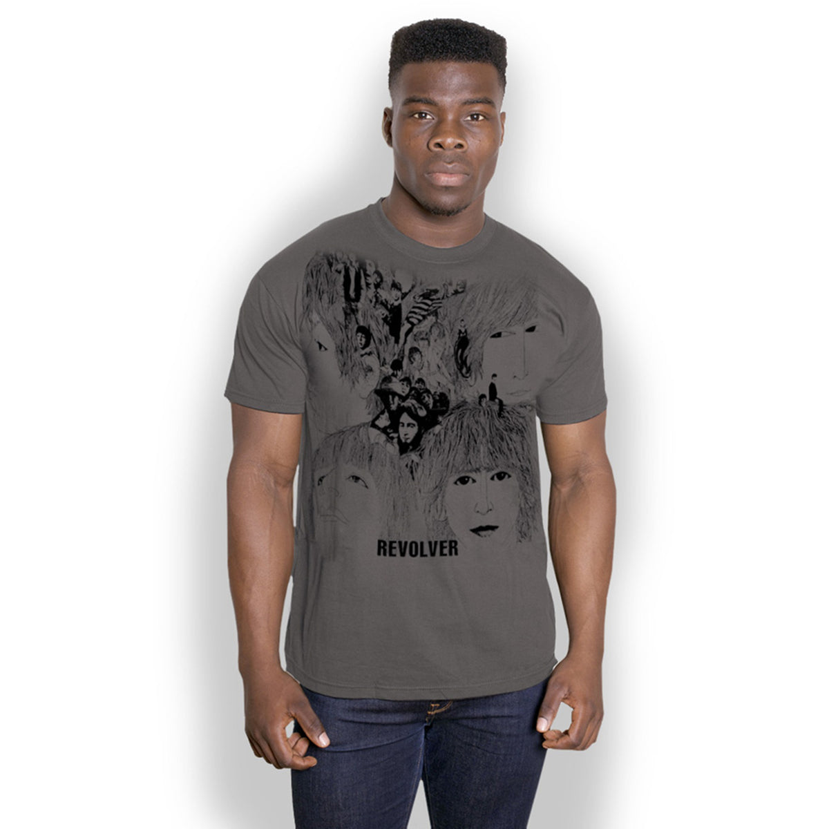 BEATLES, THE - REVOLVER - T-Shirt Grey