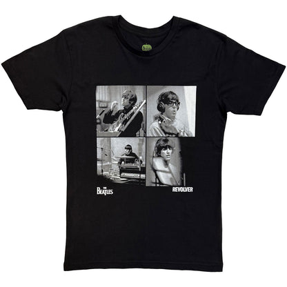 BEATLES, THE - REVOLVER STUDIO SHOTS - T-Shirt Black