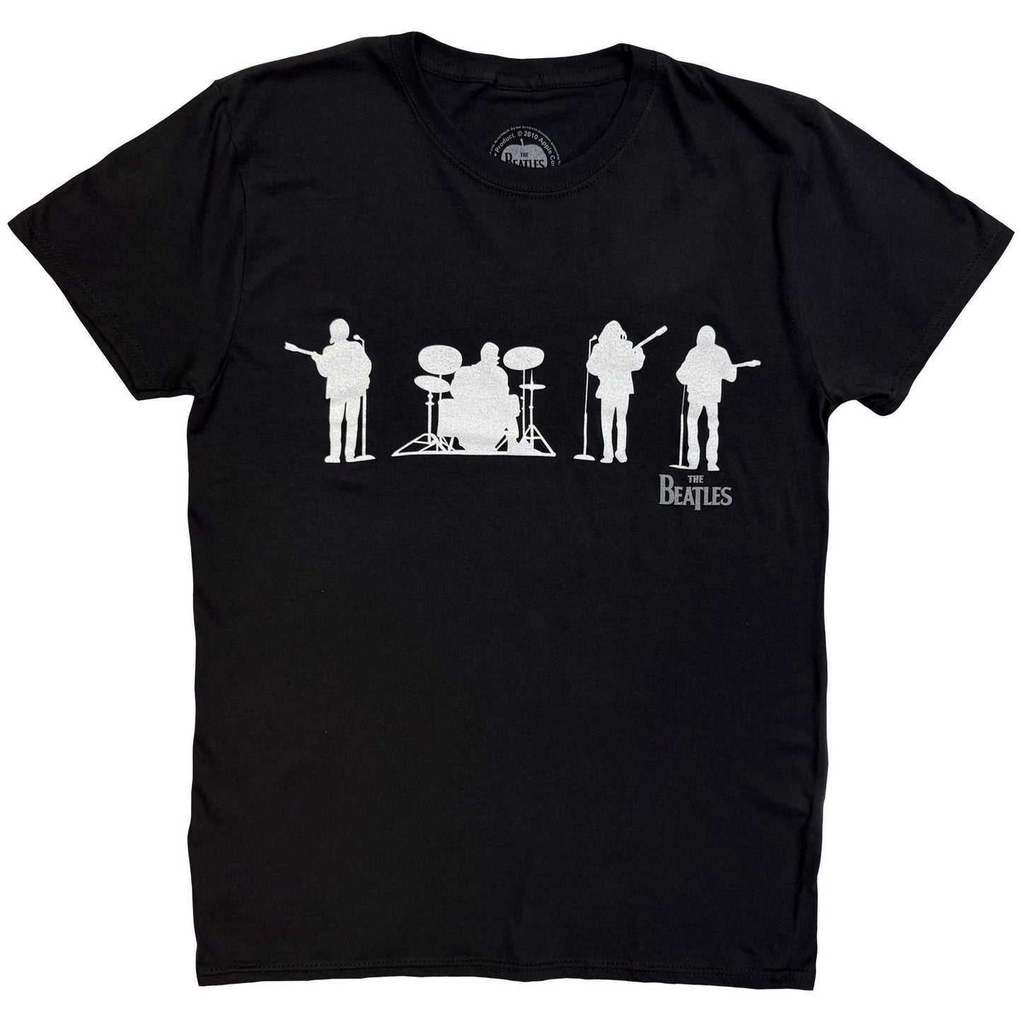 BEATLES, THE - SAVILLE ROW LINE UP SILHOUETTE - T-Shirt Noir