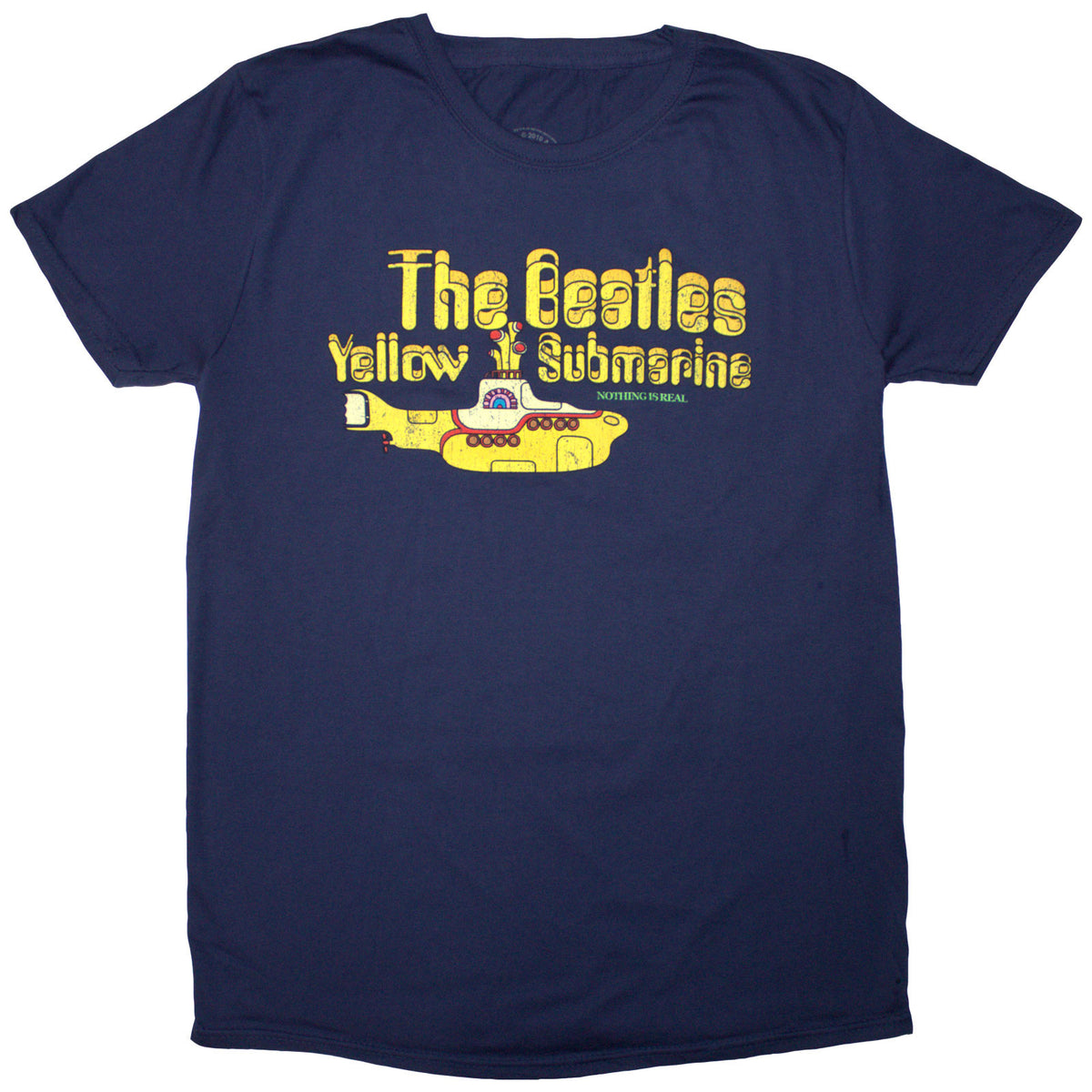 BEATLES, THE - NOTHING IS REAL - T-Shirt Blue
