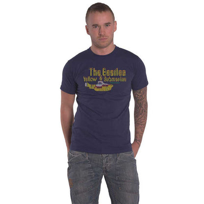 BEATLES, THE - NOTHING IS REAL - T-Shirt Blue