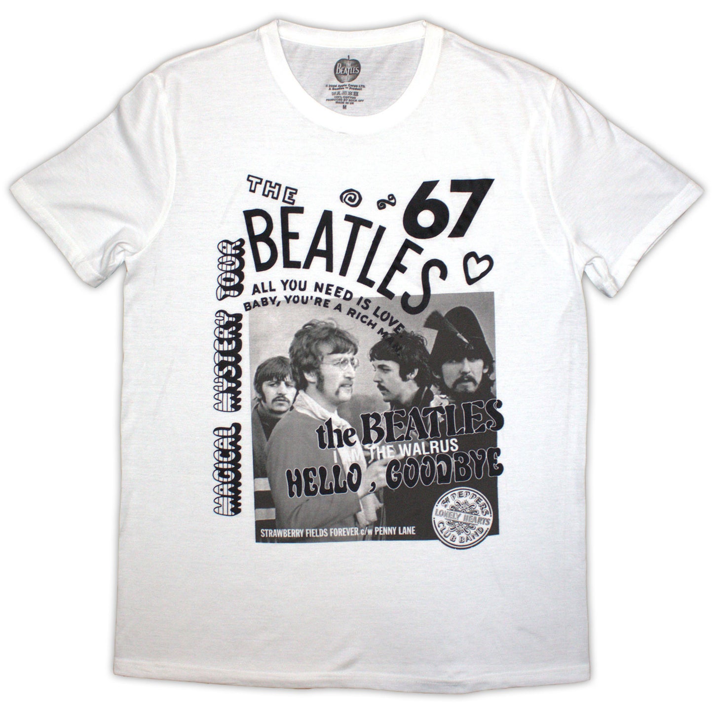 BEATLES, THE - 1967 - T-Shirt White