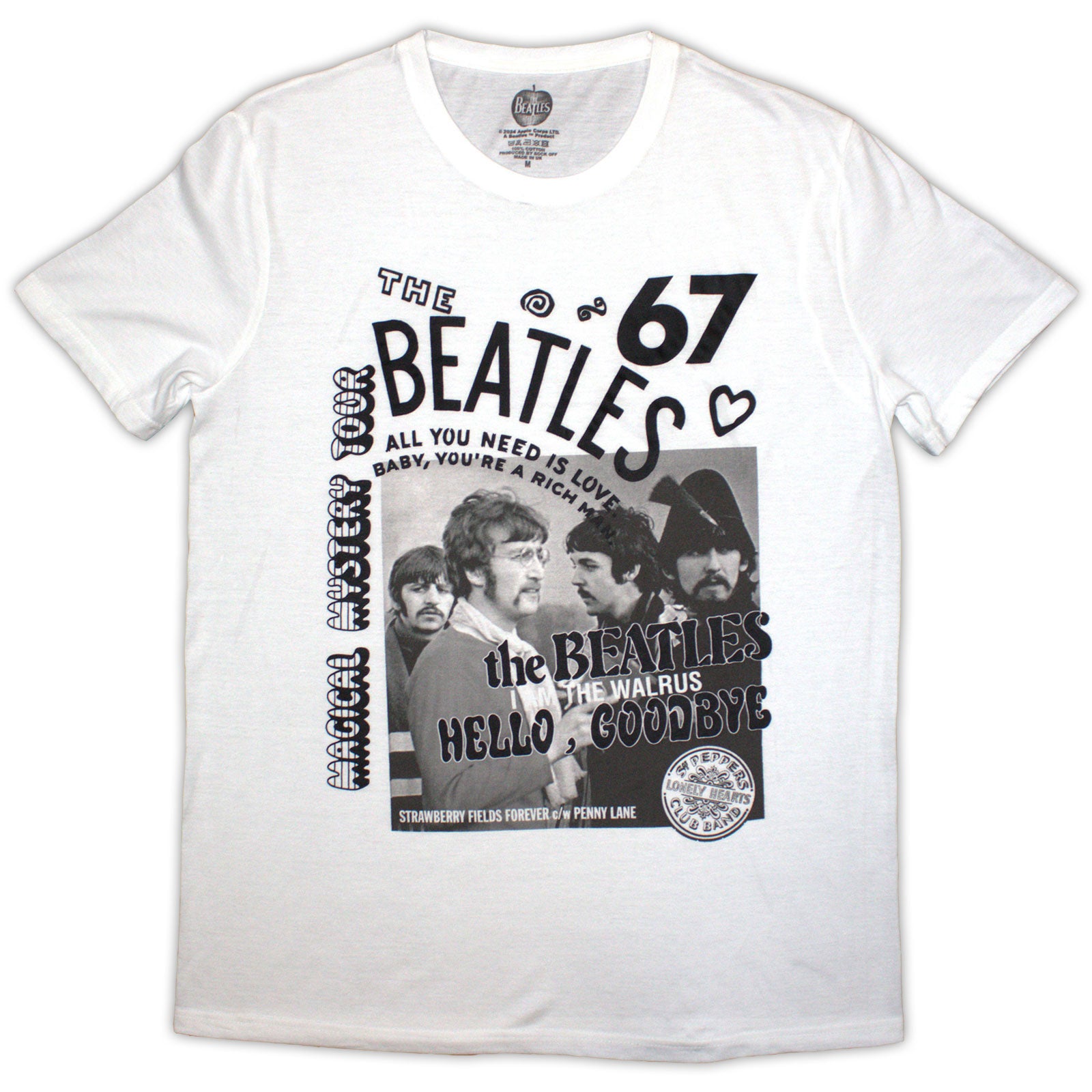 BEATLES, THE - 1967 - T-Shirt White