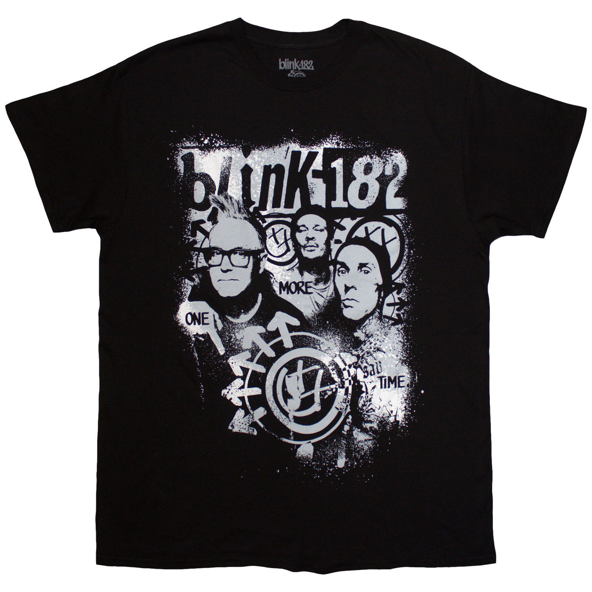 BLINK-182 - ONE MORE TIME SPRAY PAINT - T-Shirt Black
