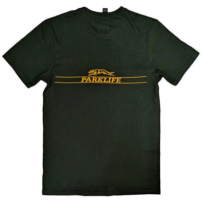 BLUR - PARKLIFE ALBUM - T-Shirt Green (Back Print)