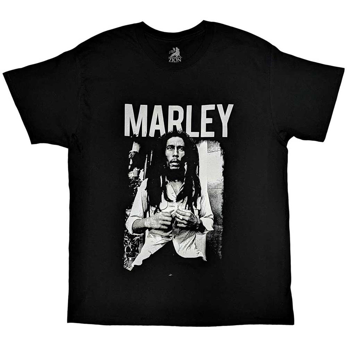 BOB MARLEY - BLACK & WHITE - T-Shirt Black