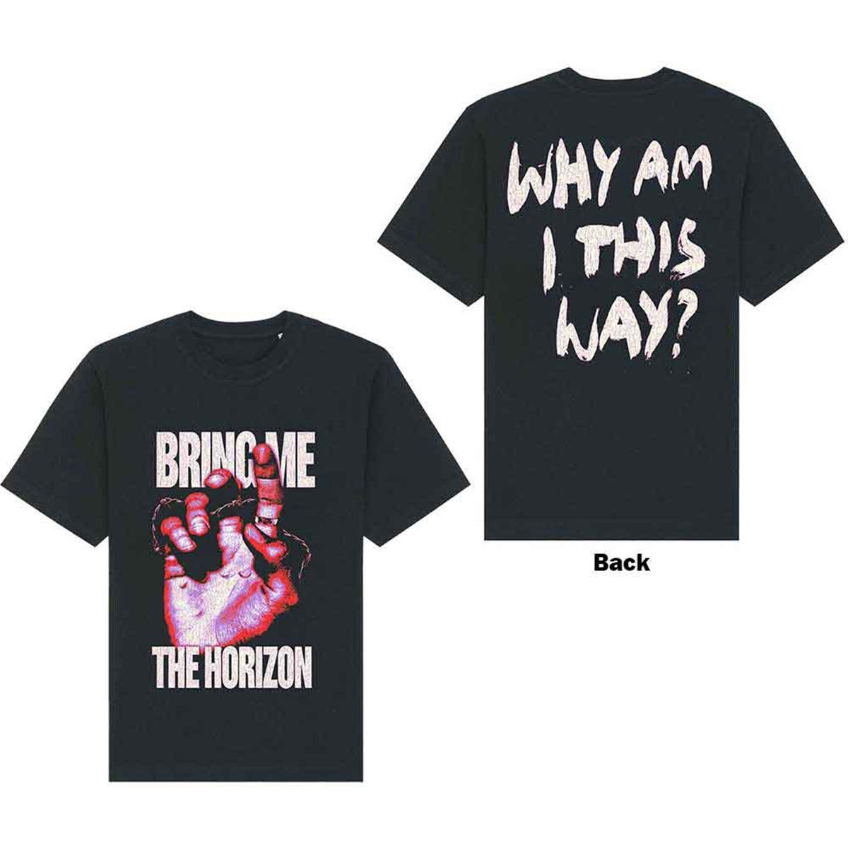 BRING ME THE HORIZON - LOST - T-Shirt Black (Back Print)