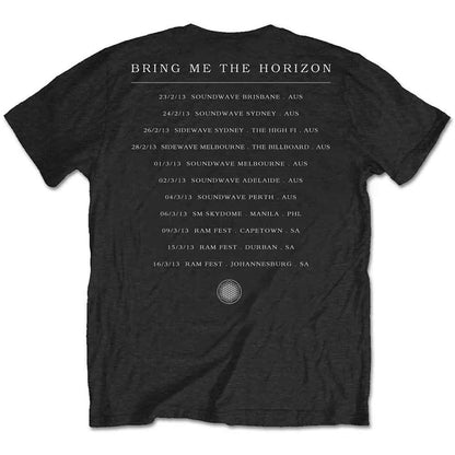 BRING ME THE HORIZON - SEMPITERNAL TOUR - T-Shirt Black (Back Print)