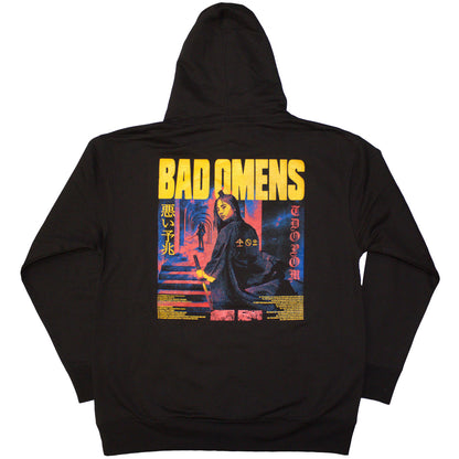 BAD OMENS - SAMURAI WOMAN - Pullover Hoodie Black (Back Print)