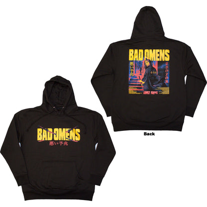 BAD OMENS - SAMURAI WOMAN - Pullover Hoodie Black (Back Print)
