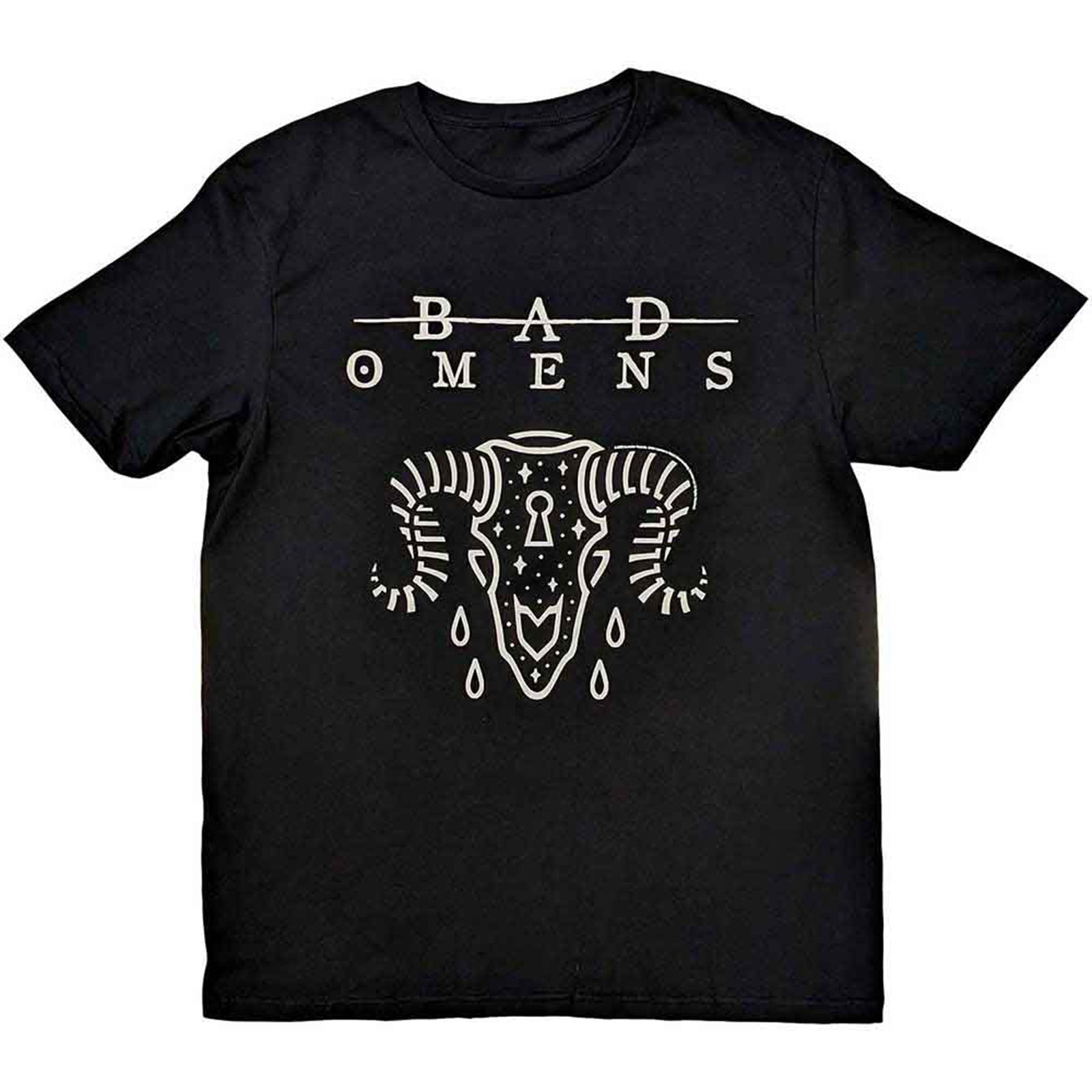 BAD OMENS - RAM SKULL - T-Shirt Black