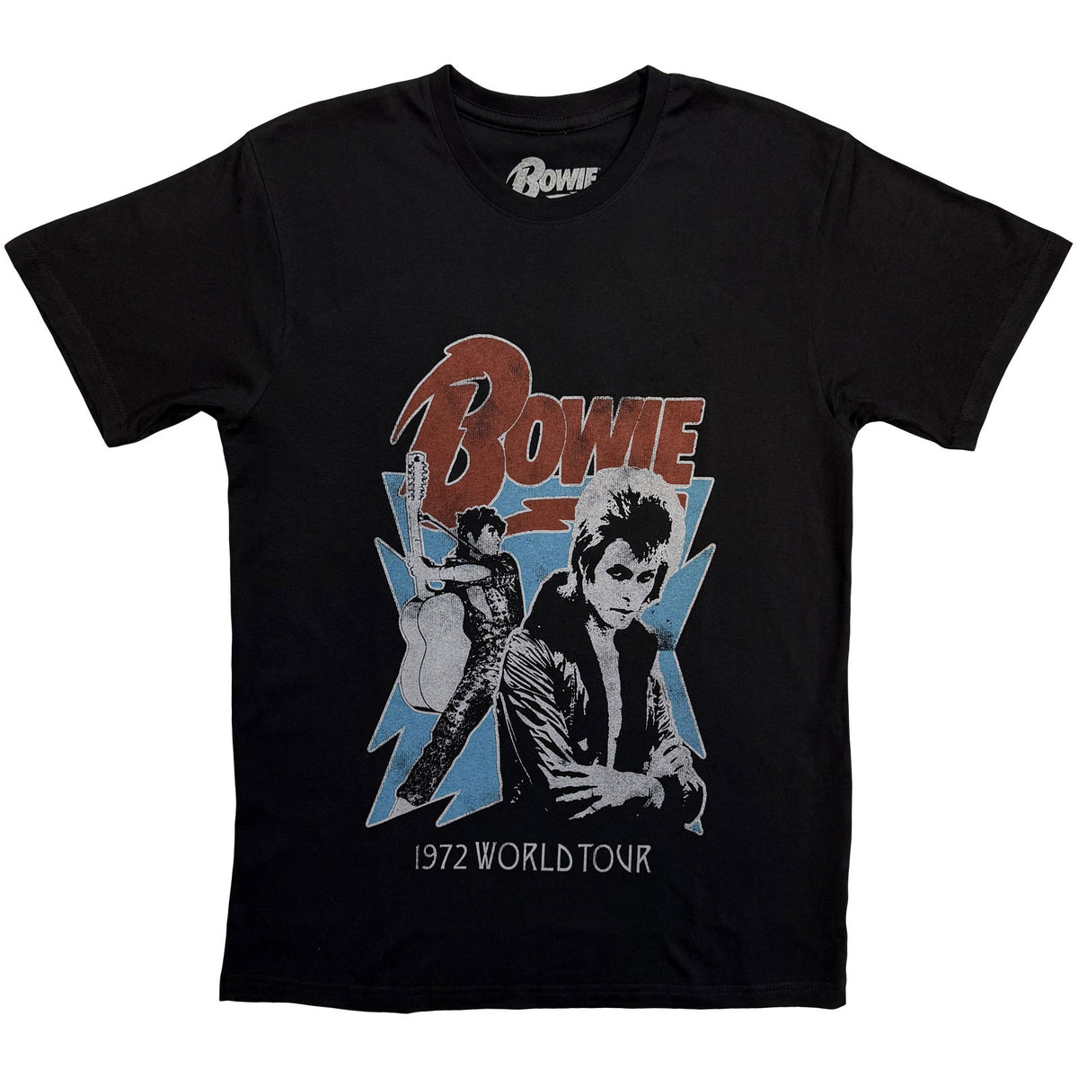 DAVID BOWIE - 1972 WORLD TOUR - T-Shirt Black