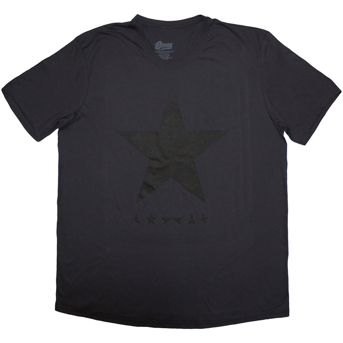 DAVID BOWIE - BLACKSTAR ON GREY - T-Shirt Grey