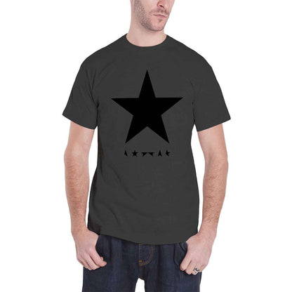 DAVID BOWIE - BLACKSTAR ON GREY - T-Shirt Grey