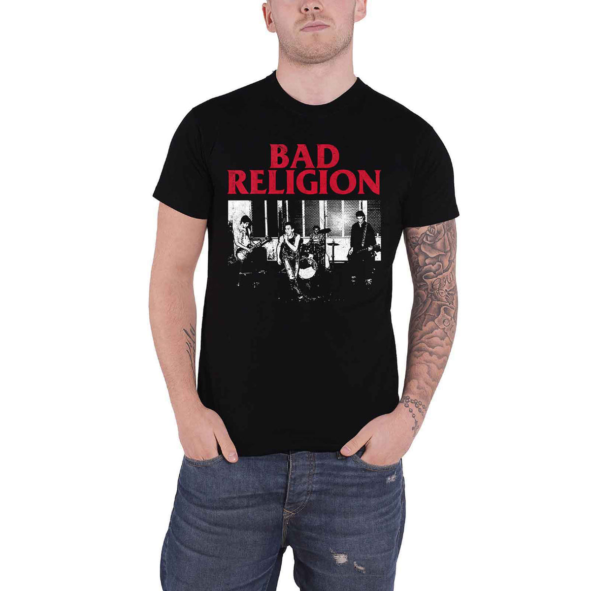 BAD RELIGION - LIVE 1980 - T-Shirt Black