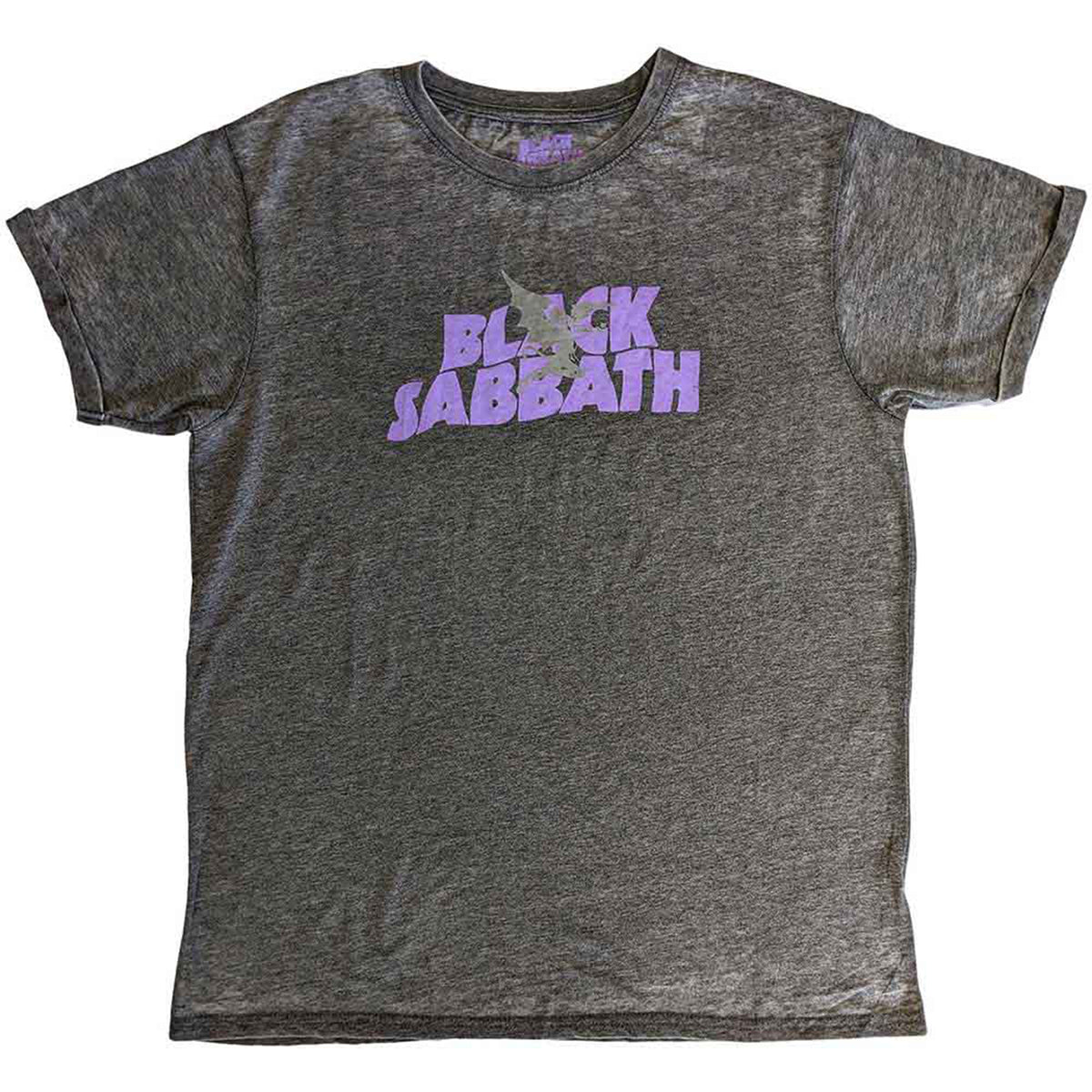 BLACK SABBATH - LOGO & DAEMON - Burnout T-Shirt Grey