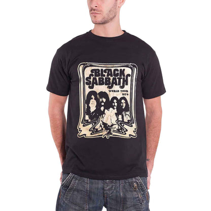 BLACK SABBATH - WORLD TOUR 1978 - T-Shirt Noir
