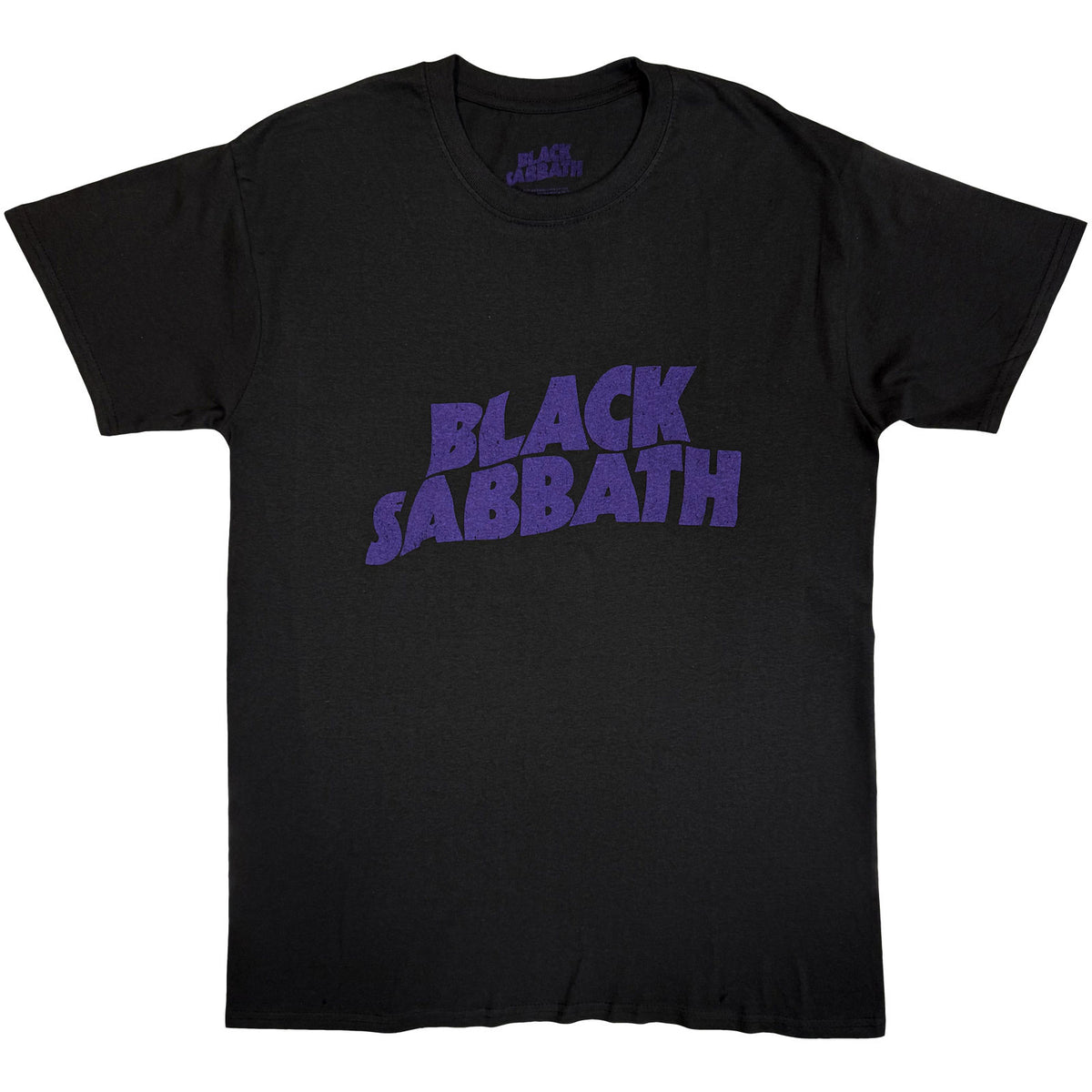 BLACK SABBATH - WAVY LOGO VINTAGE - T-Shirt Black