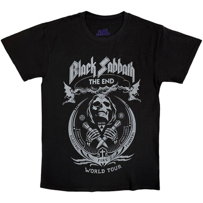 BLACK SABBATH - THE END MUSHROOM CLOUD - T-Shirt Black