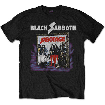 BLACK SABBATH - SABOTAGE VINTAGE - T-Shirt Black