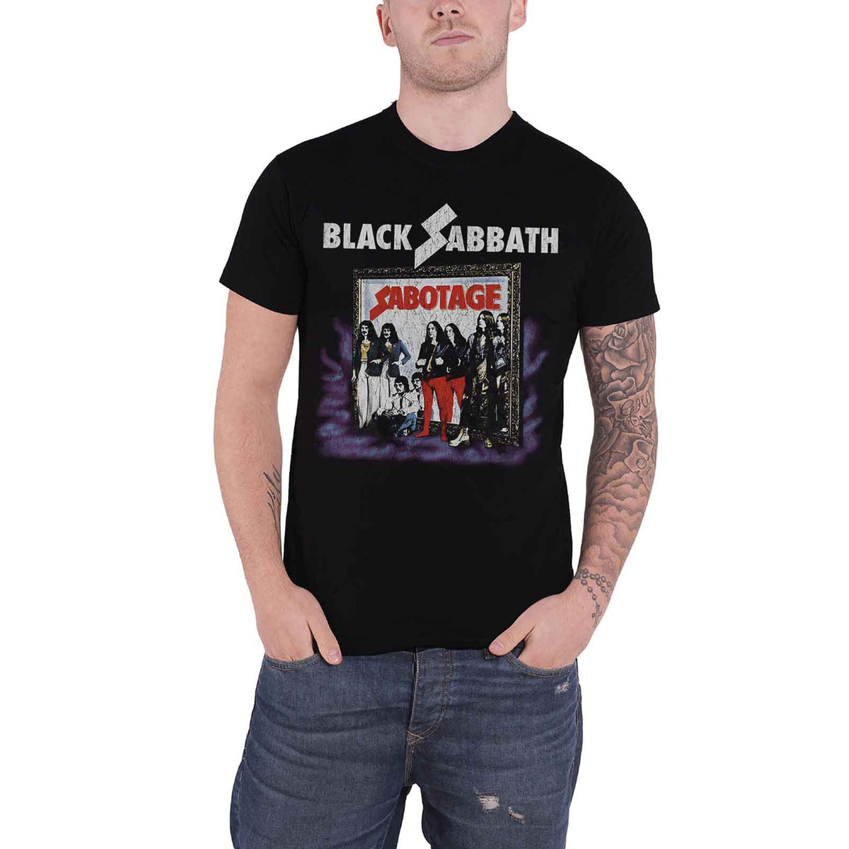 BLACK SABBATH - SABOTAGE VINTAGE - T-Shirt Black