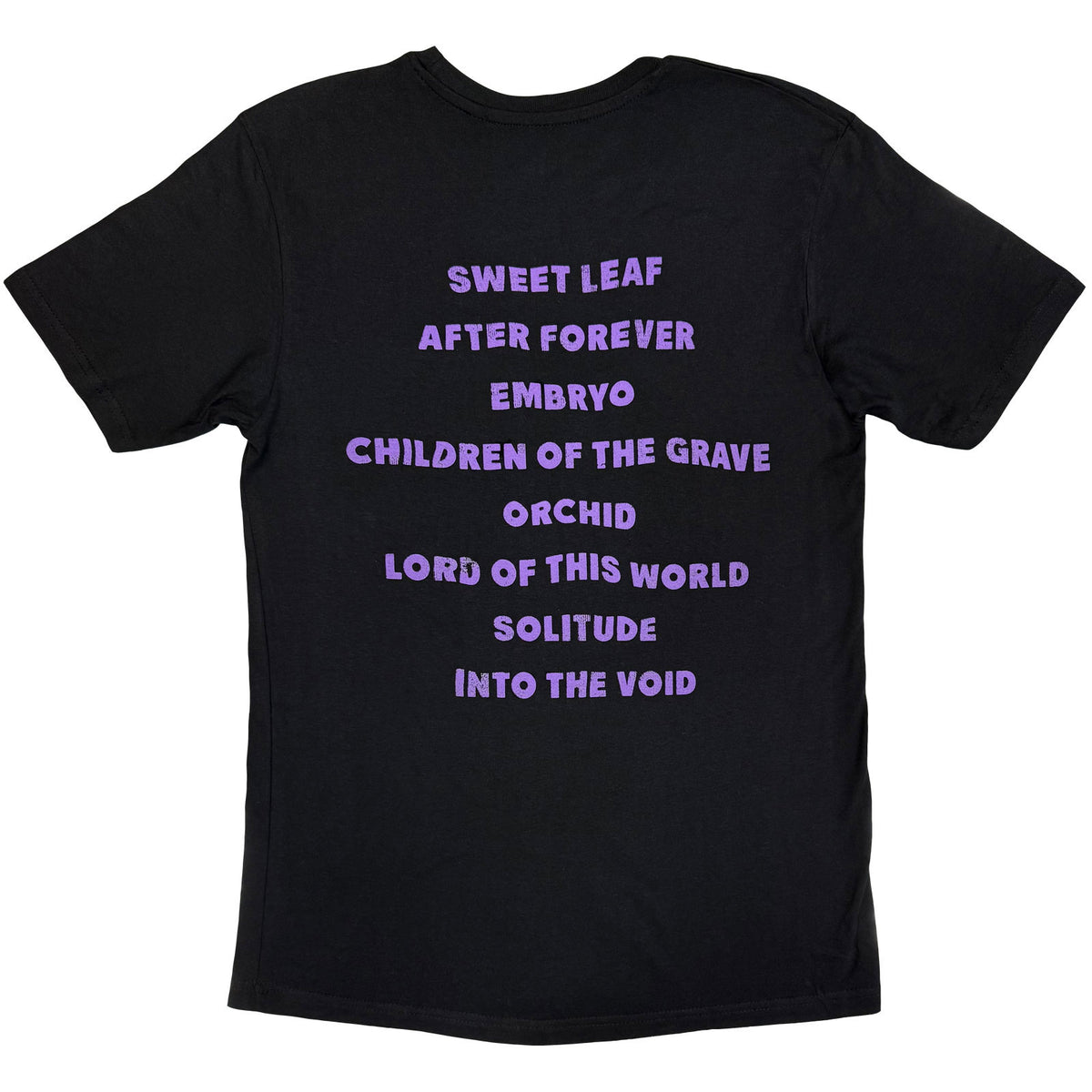 BLACK SABBATH - MASTERS OF REALITY ALBUM - T-Shirt Black (Back Print)