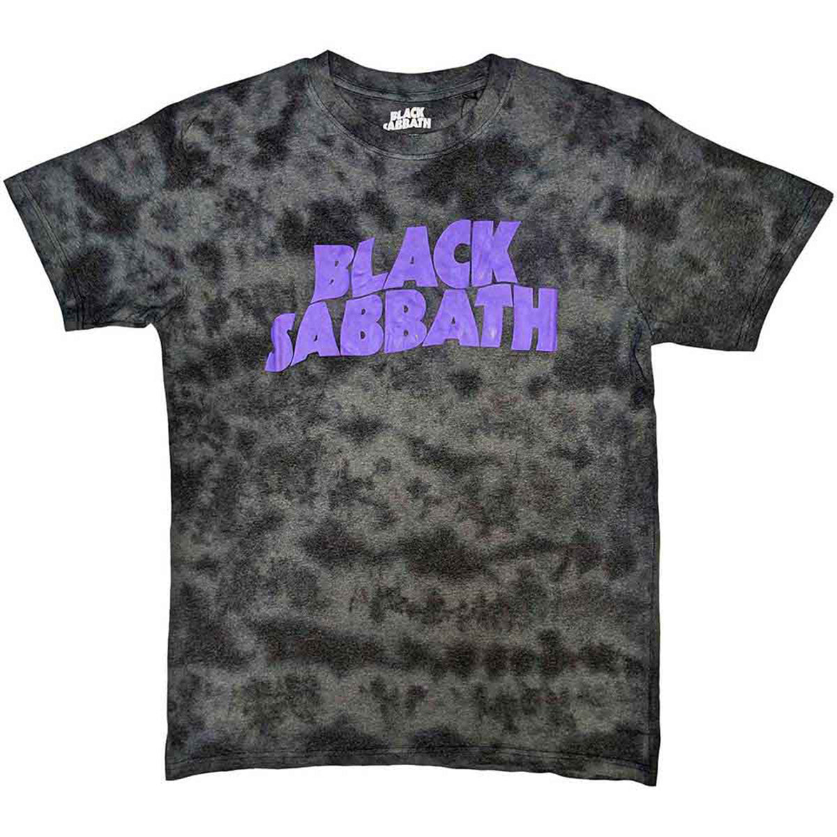 BLACK SABBATH - WAVY LOGO - T-Shirt Black (Wash Collection)