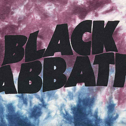 BLACK SABBATH - WAVY LOGO - T-Shirt Blue (Wash Collection)