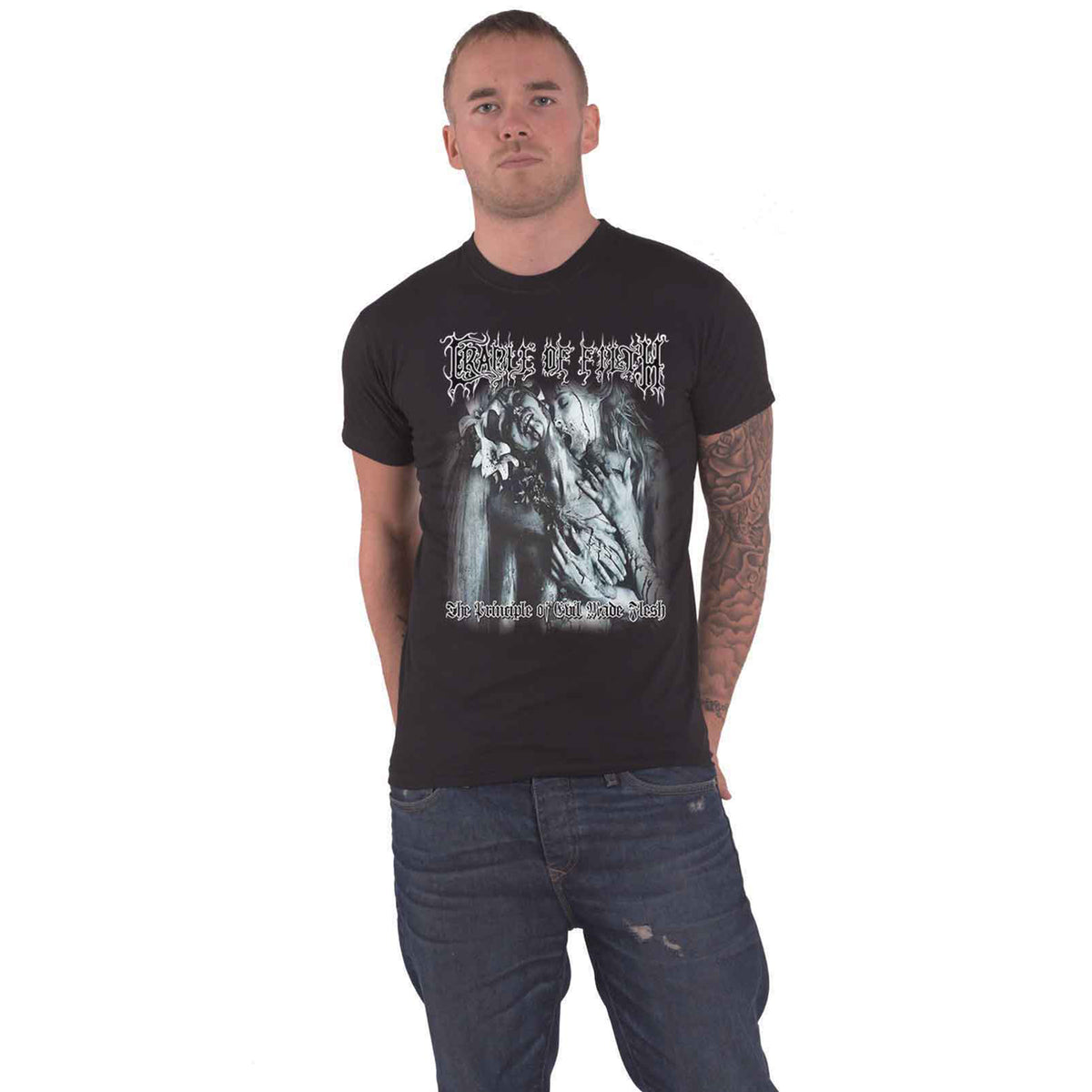CRADLE OF FILTH - SUPREME VAMPIRIC EVIL - T-Shirt Black (Back Print)