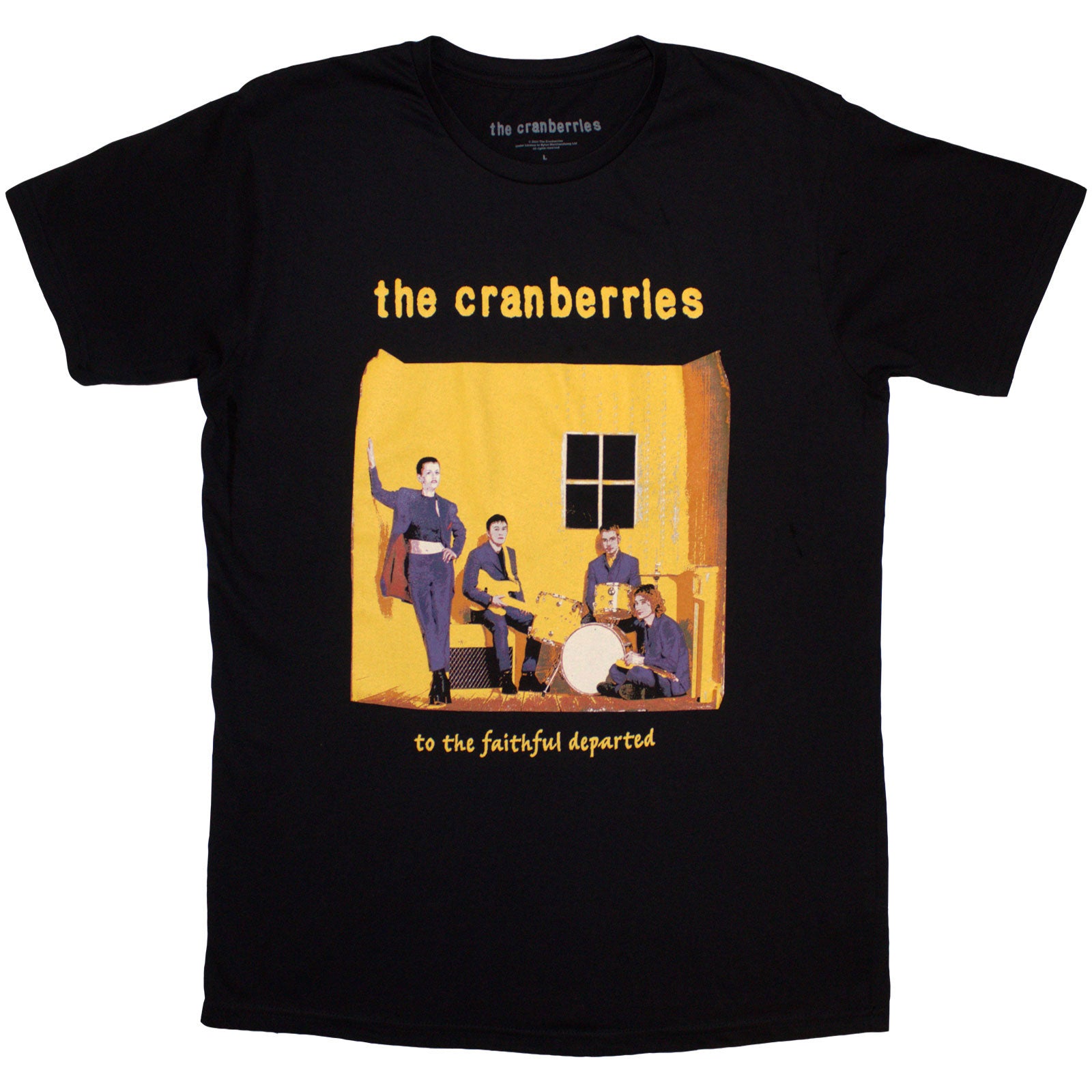 CRANBERRIES, THE - FAITHFULLY DEPARTED COVER - T-Shirt Black