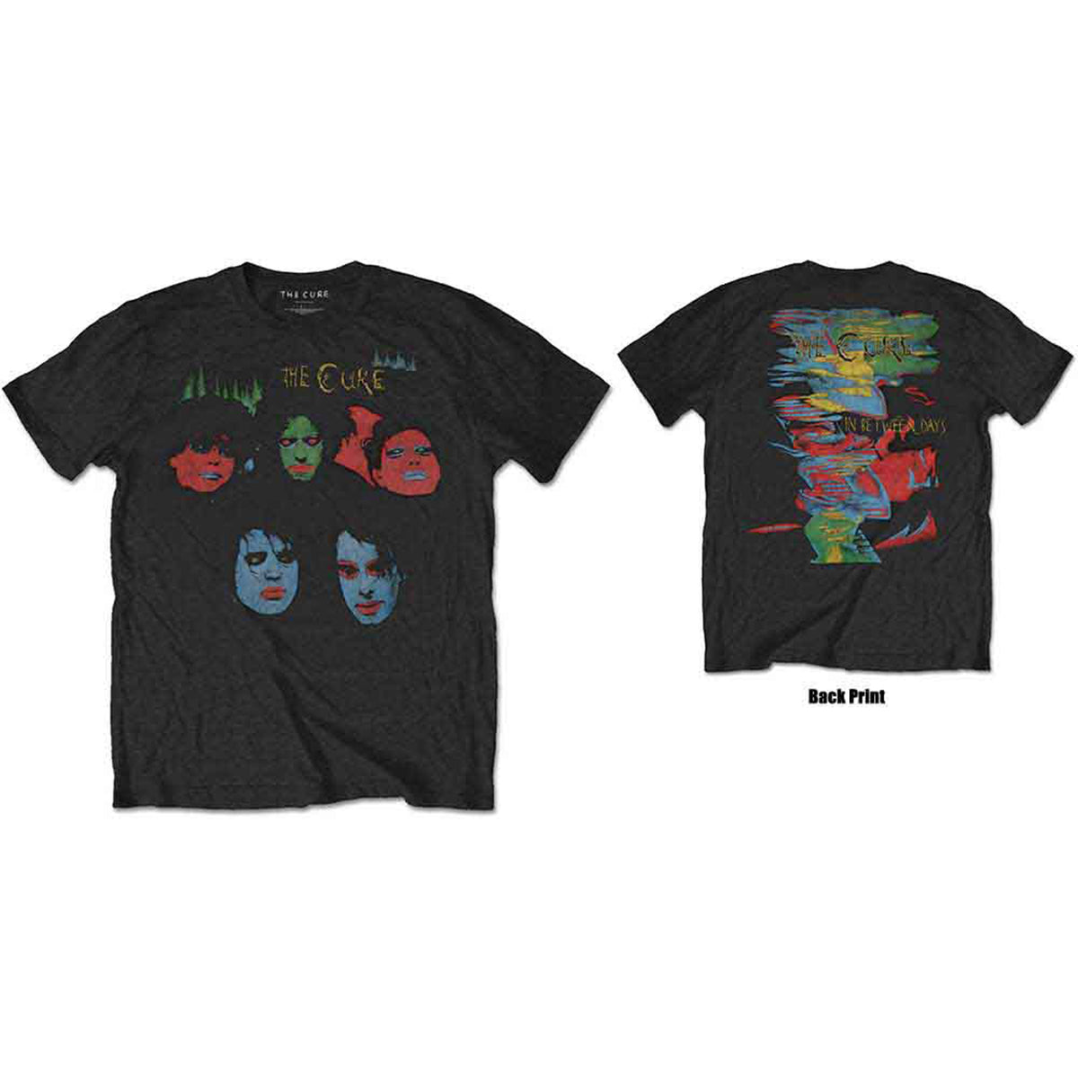CURE, THE - IN BETWEEN DAYS - T-Shirt Black (Back Print)