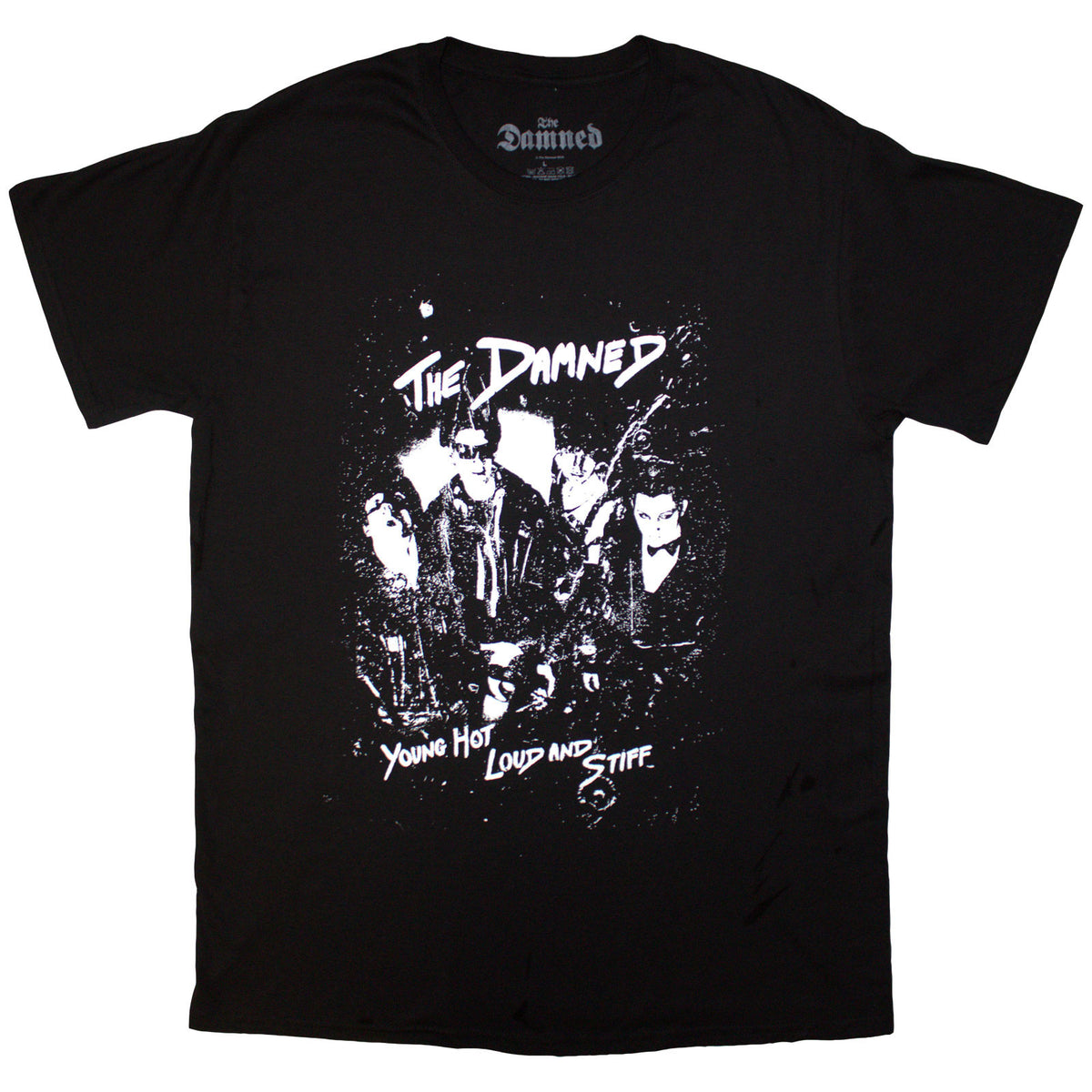 DAMNED, THE - YOUNG HOT LOUD & STIFF - T-Shirt Black