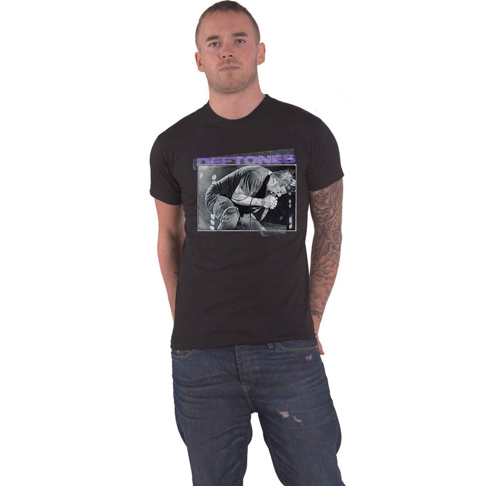 DEFTONES - CHINO LIVE PHOTO - T-Shirt Black