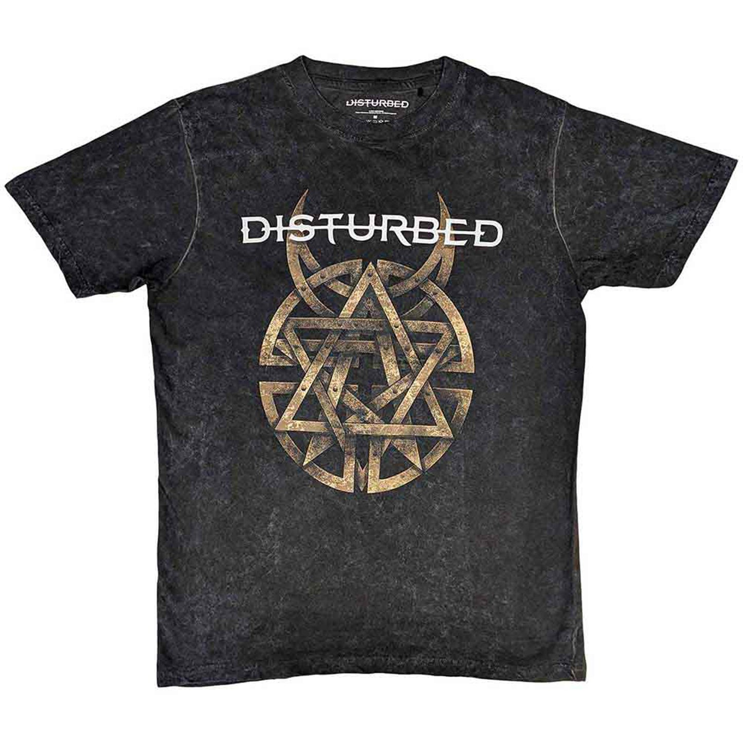 DISTURBED - RIVETED - T-Shirt Grey (Wash Collection)
