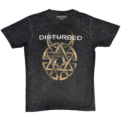 DISTURBED - RIVETED - T-Shirt Grey (Wash Collection)