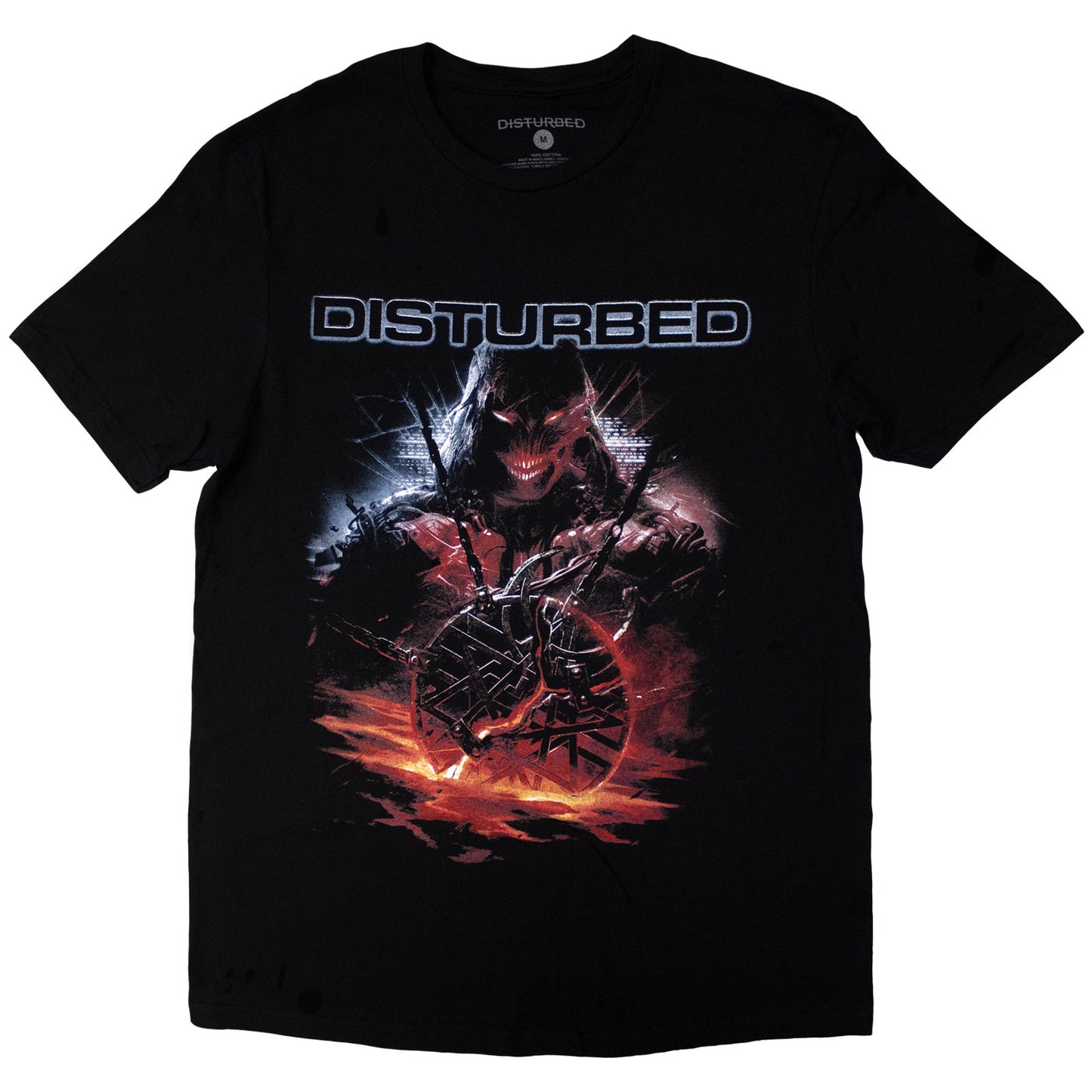 DISTURBED - EUROPEAN TOUR '23 MEDALLION - T-Shirt Black (Back Print & Ex-Tour)