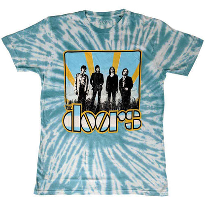 DOORS, THE - WAITING FOR THE SUN - T-Shirt Blue (Wash Collection)